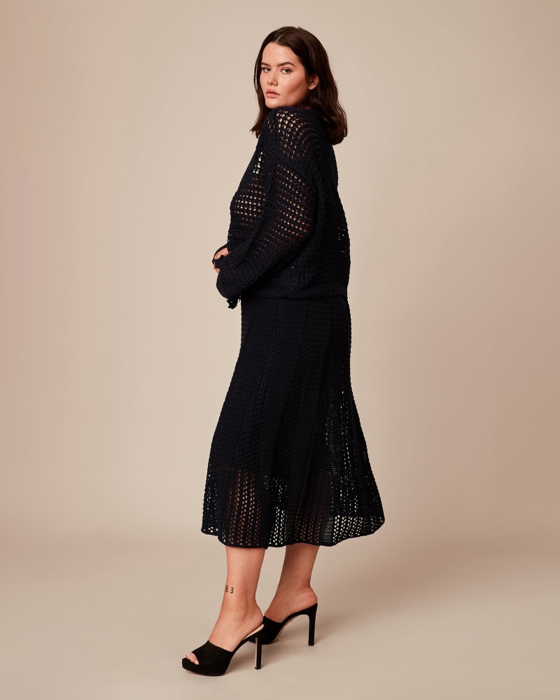 Navy crochet skirt next new arrivals